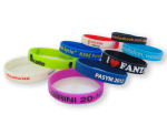 Printed silicone wristbands 